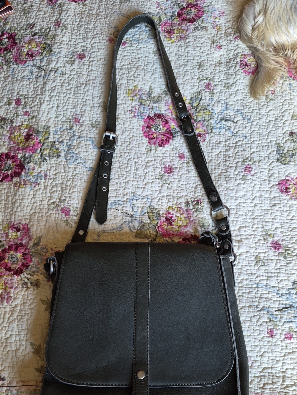 Classic Sage Green Crossbody Shoulder Bag